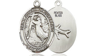 Pewter Saint Joseph of Cupertino Medal