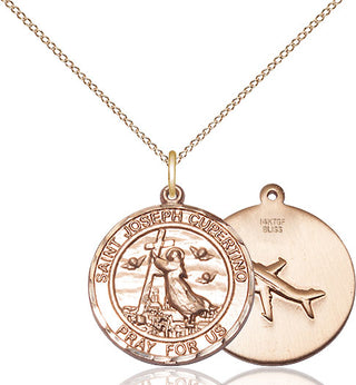 14kt Gold Filled Saint Joseph of Cupertino Medal Religious Jewelry