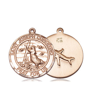 14kt Gold Saint Joseph of Cupertino Medal