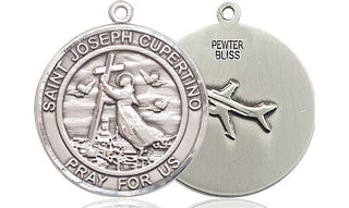 Pewter Saint Joseph of Cupertino Medal