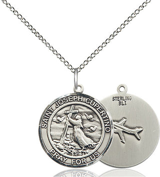 Sterling Silver Saint Joseph of Cupertino Medal Religious Jewelry