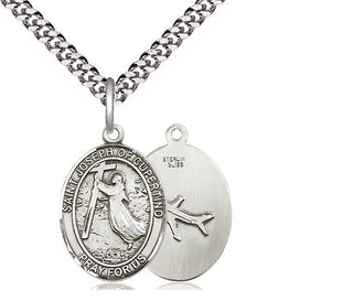 Sterling Silver Saint Joseph of Cupertino Medal Religious Jewelry