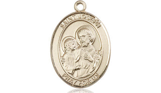 14kt Gold Filled Saint Joseph Medal | Engravable