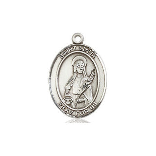 Sterling Silver Saint Lucia of Syracuse Medal | Engravable