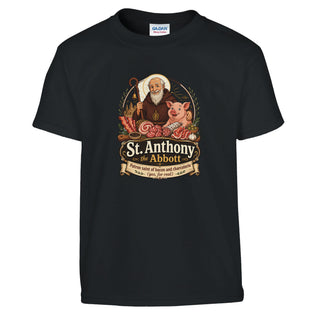 St. Anthony the Abbot 'Patron Saint of Bacon' Kids T-Shirt - view 5