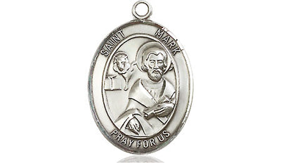 Pewter St. Mark the Evangelist Medal | Medium | Engravable