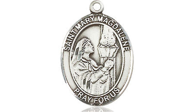 Sterling Silver St. Mary Magdalene Medal | Medium | Engravable