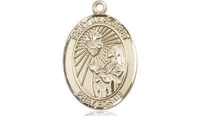 14kt Gold Filled St. Margaret Mary Alacoque Medal | Medium | Engravable