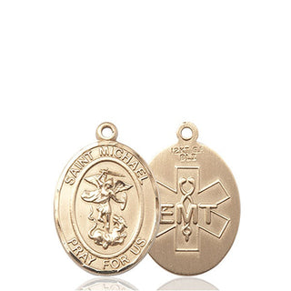 14kt Gold Saint Michael Air Force Medal
