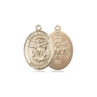 14kt Gold Saint Michael EMT Medal