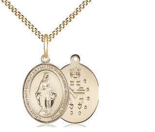14kt Gold Filled Miraculous Medal Religious Jewelry