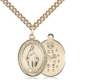 14kt Gold Filled Miraculous Medal Religious Jewelry