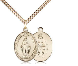 14kt Gold Miraculous Medal