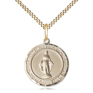 14kt Gold Filled Miraculous Medal Religious Jewelry