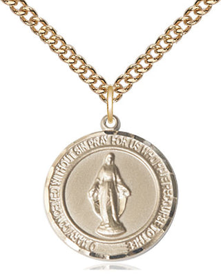 14kt Gold Filled Miraculous Medal Religious Jewelry