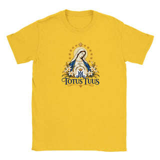 Totus Tuus Blue and Gold Marian T-Shirt - view 7