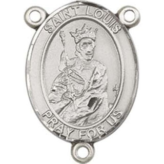 Sterling Silver Saint Louis Rosary Center