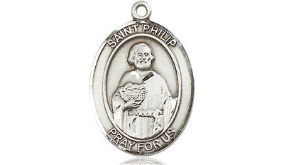 Pewter St. Philip the Apostle Medal | Medium | Engravable