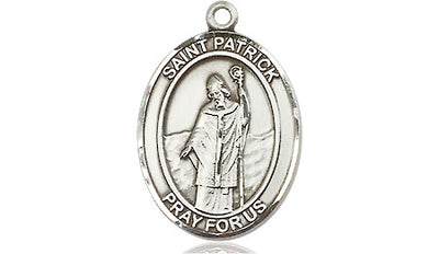 Sterling Silver St. Patrick Medal | Medium | Engravable