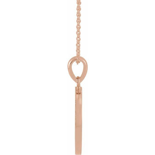 14K Rose Orthodox IC XC NIKA Medallion 16-18" Necklace
