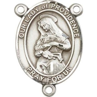 Sterling Silver Our Lady of Providence Rosary Center