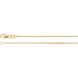 16-inch Box Chain with Lobster Clasp - 14K Yellow Gold
