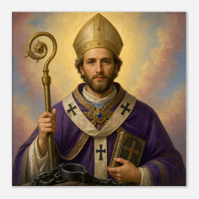 St. Sulpicius the Pious - Devotional Canvas