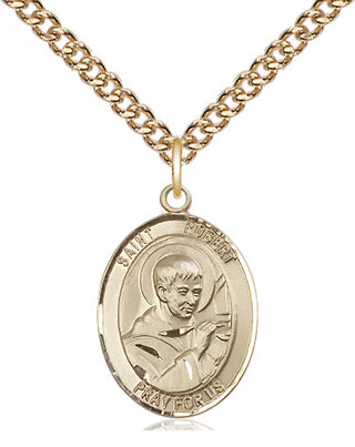 14kt Gold Filled Saint Robert Bellarmine Medal Religious Jewelry Engraved Catholic Saint Jewelry