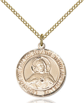 14kt Gold Filled Scapular Medal Religious Jewelry
