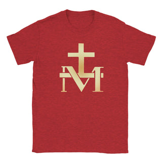 Miraculous Medal Cross and M Gold T-Shirt - view 3