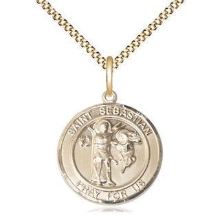 14kt Gold Filled Scapular Medal Religious Jewelry