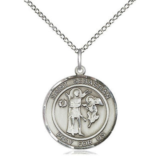 Sterling Silver Scapular Medal Religious Jewelry