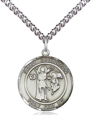 Sterling Silver Scapular Medal Religious Jewelry