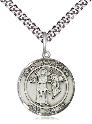Sterling Silver Scapular Medal Religious Jewelry