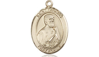 14kt Gold Filled Saint Thomas the Apostle Medal Engraved Catholic Saint Jewelry