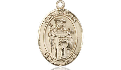 14kt Gold Filled St. Casimir of Poland Medal | Medium | Engravable