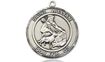 Pewter St. William of Rochester Medal | Medium | Engravable