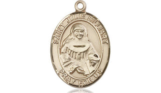 14kt Gold Filled Saint Julie Billiart Medal Engraved Catholic Saint Jewelry
