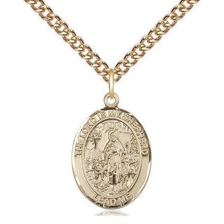 14kt Gold Filled Lord Is My Shepherd Medal Religious Jewelry Engraved Catholic Saint Jewelry