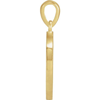 14K Yellow Orthodox IC XC NIKA Medallion Pendant