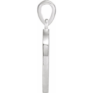 14K White Orthodox IC XC NIKA Medallion Pendant
