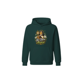 St. Clare of Assisi Kids Pullover Hoodie - view 4