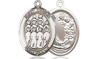 Pewter Saint Cecilia Choir Medal