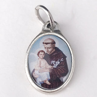 Bulk Saint Anthony Epoxy Bracelet Medals