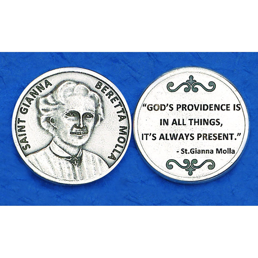 St Gianna Italian Token Bulk | Catholic Shop – CatholicShop.com