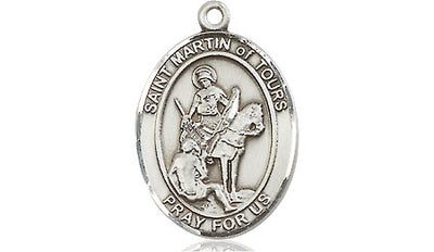 Pewter St. Martin of Tours Medal | Medium | Engravable
