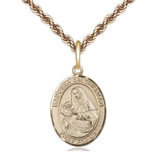 14kt Gold Filled Saint Madonna Del Ghisallo Medal Religious Jewelry Engraved Catholic Saint Jewelry