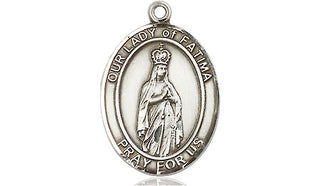 Pewter Our Lady of Fatima Medal | Engravable