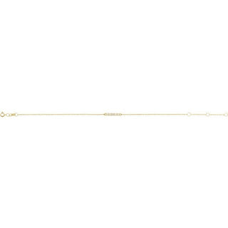 14K Yellow Natural Ethiopian Opal Bar 6 1/2-7 1/2" Bracelet