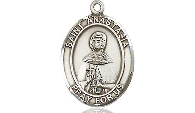 Sterling Silver St. Anastasia Medal | Medium | Engravable